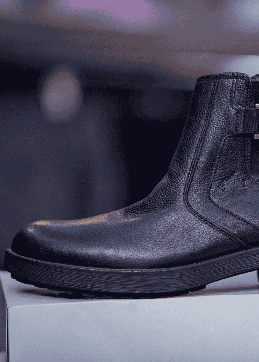 Original Black Leather Boots